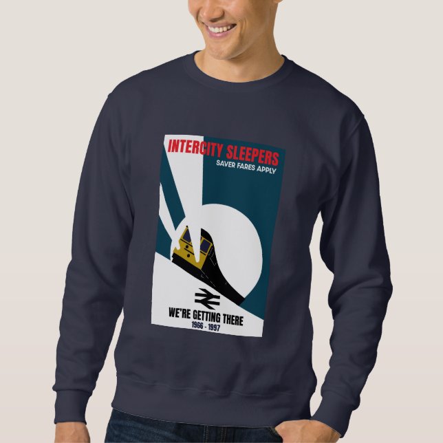 British Rail Train Enthusiast Sweatshirt (Front)
