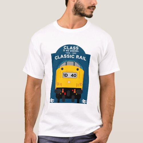 British Rail Train Enthusiast T_Shirt