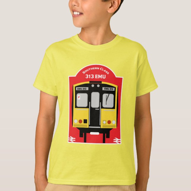 British Rail Train Enthusiast T-Shirt (Front)