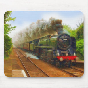 British Railway Steam Train Art IV Mouse Pad