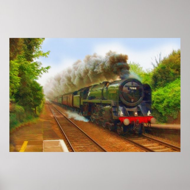British Railway Steam Train Art IV Poster (Front)