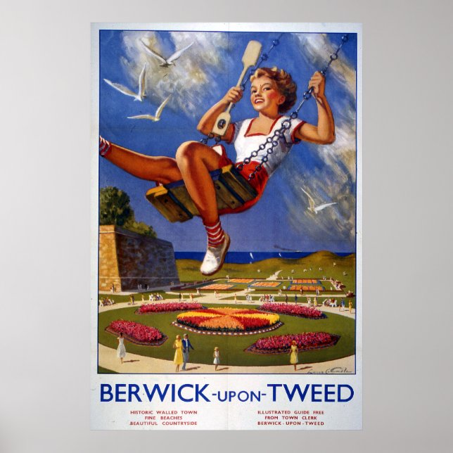 British Railways Berwick-upon-Tweed Poster (Front)