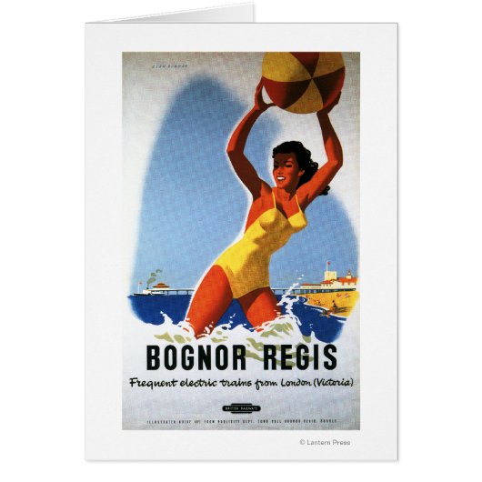 British Railways Girl and Beachball Poster (Front)
