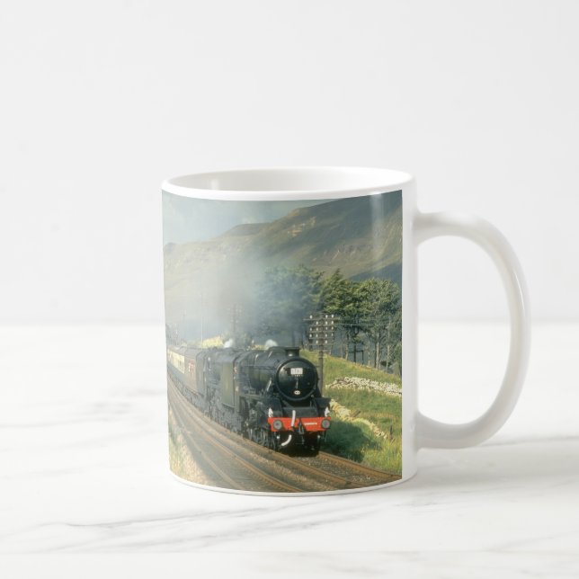 British Railway's last steam-hauled train towards Coffee Mug (Right)