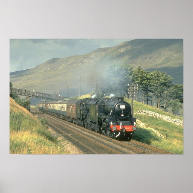 British Railway's last steam-hauled train towards Poster (Front)