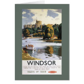 British Railways Windsor Castle Thames Poster (Front)