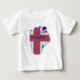 British Raised Fist Baby T-Shirt