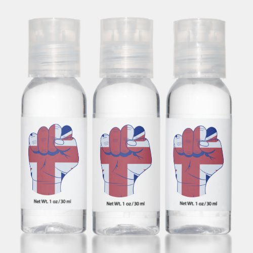 British Raised Fist Hand Sanitizer