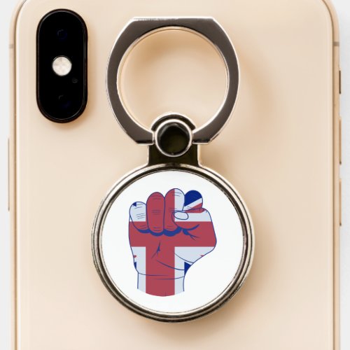 British Raised Fist Phone Ring Stand