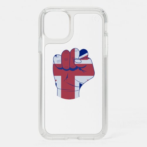 British Raised Fist Speck iPhone 11 Case