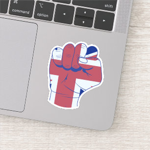 British Raised Fist Sticker