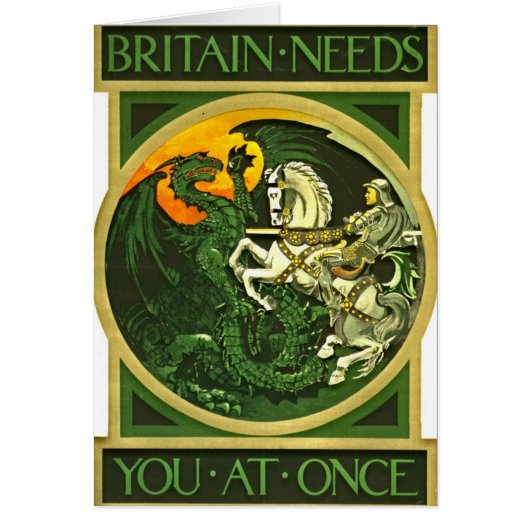 British Recruiting Poster 1915 Cards (Front)