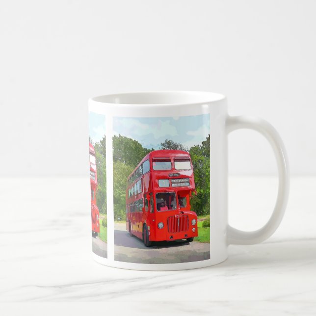 BRITISH RED BUS COFFEE MUG (Right)
