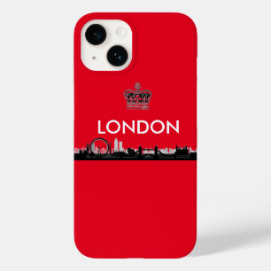 British Red London Skyline Case-Mate iPhone 14 Case