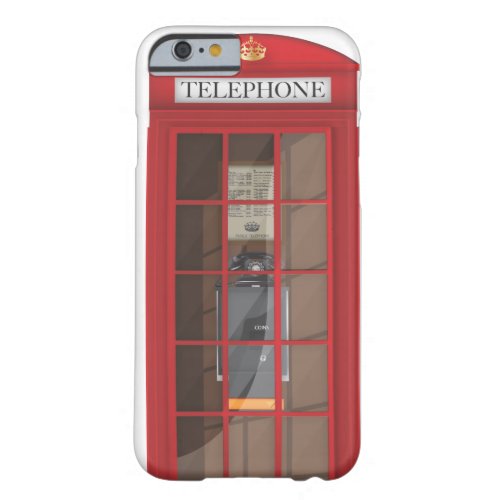 British Red Public call box Barely There iPhone 6 Case