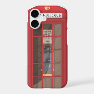 British Red Public call box iPhone 17 Case