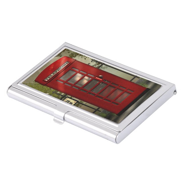 British Red Telephone Box Business Card Holder (Front)