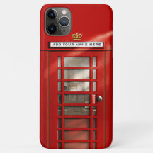 British Red Telephone Box Personalized