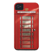 British Red Telephone Box Personalized Case-Mate iPhone Case (Back)
