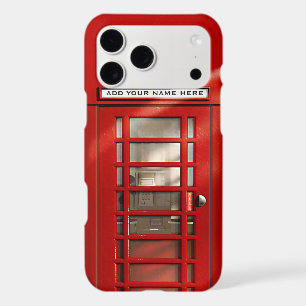 British Red Telephone Box Personalized iPhone 17 Pro Max Case