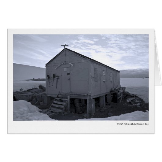 British Refuge Hut, Dorian Bay Cards (Front Horizontal)