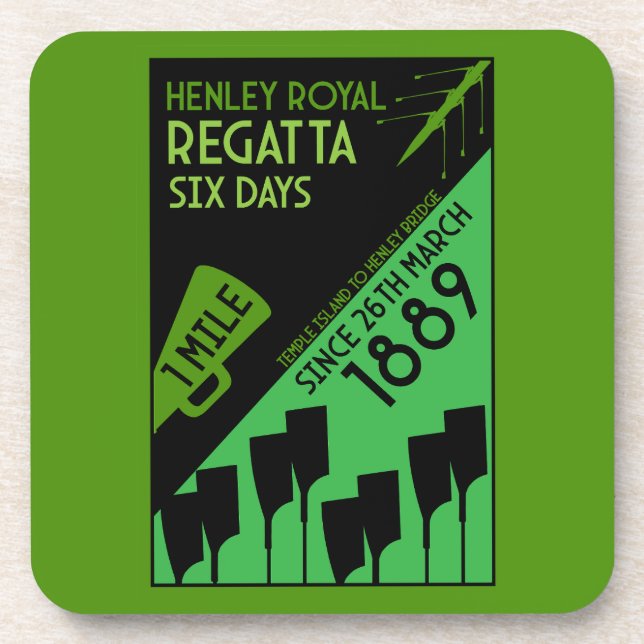 British River Thames Regatta Beverage Coaster (Front)