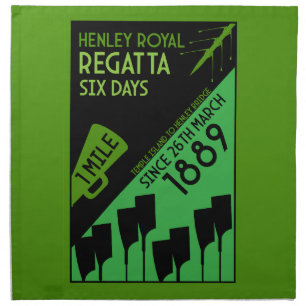 British River Thames Regatta Cloth Napkin