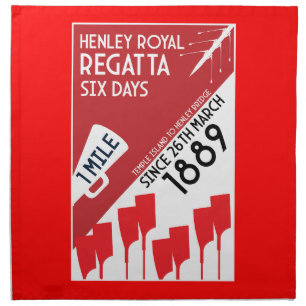 British River Thames Regatta Cloth Napkin