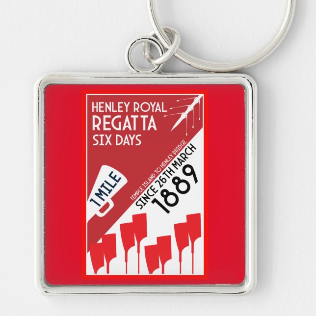 British River Thames Regatta Keychain (Front)