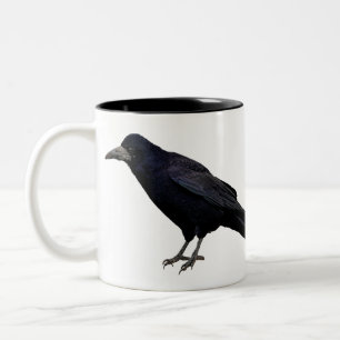 British Rook Corvid-lover's Wildlife Photo Two-Tone Coffee Mug