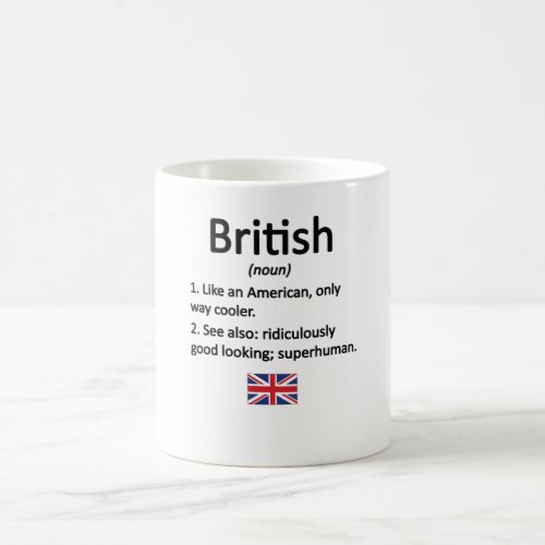 British Roots Great Britain Flag British Heritage Coffee Mug
