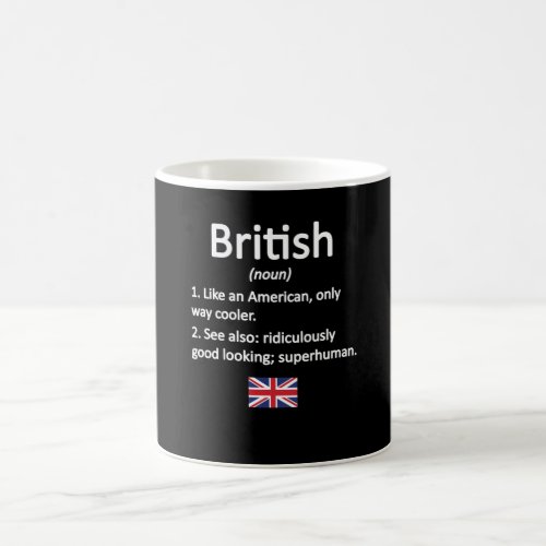British Roots Great Britain Flag British Heritage Coffee Mug