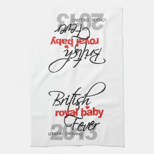 British Royal Baby Fever - Prince George Kitchen Towel