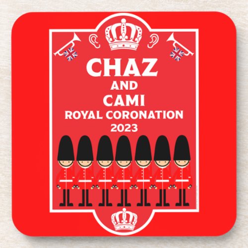 British Royal Coronation King Charles III      Beverage Coaster
