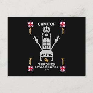 British Royal Coronation King Charles III Postcard