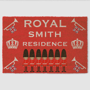 British Royal Novelty Door Fiber Doormat