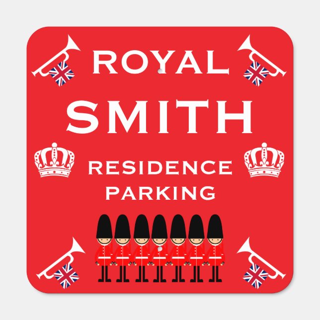 British Royal Novelty  Metal Sign (Front)