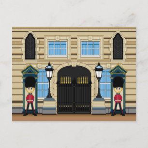 British Royal Palace Guards Postcard