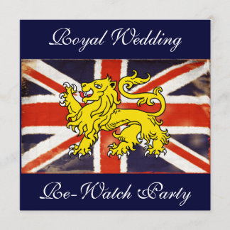 British Royal Wedding Re-Watch Party Invitation