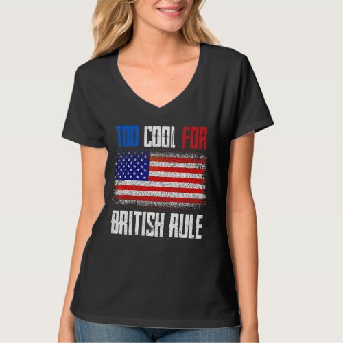 British Rule American Flag History Teacher Student T_Shirt