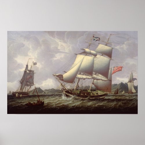 British Schooners Poster