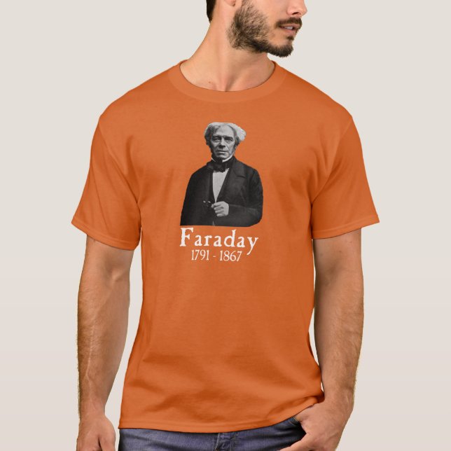 British Scientist Michael Faraday T-Shirt (Front)