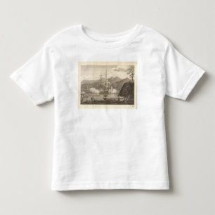 British Ships Firing at Tahiti Toddler T-shirt