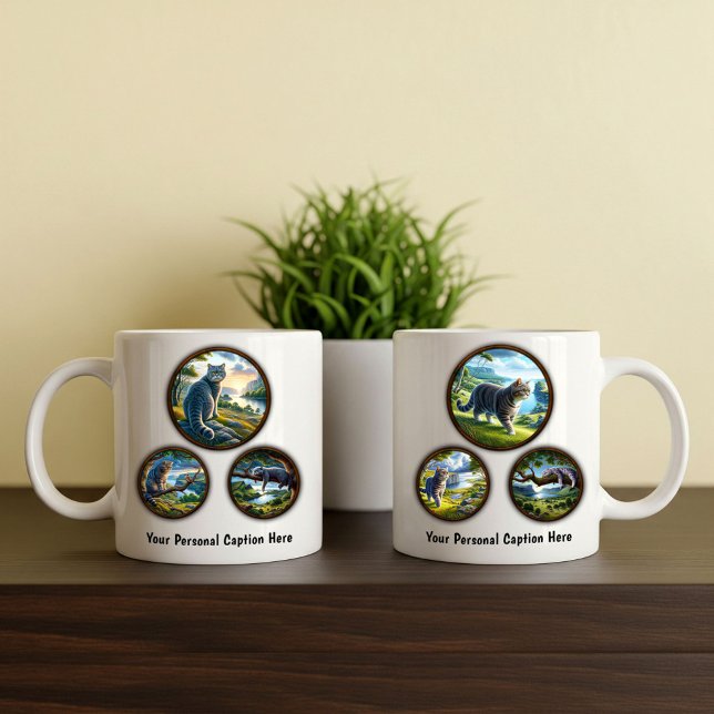 British Shorthair Cat 6-Image Coffee Mug Design (Creator Uploaded)