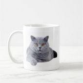 Personalized British Shorthair Cat Coffee Mug - Custom Name Cat Lover Mug, White Ceramic, 11oz Or 15oz - View #10