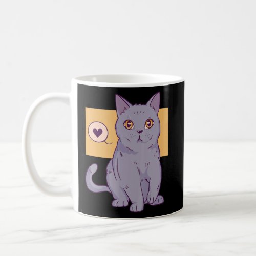 British Shorthair Cat Owner Animal  Cute  Coffee Mug