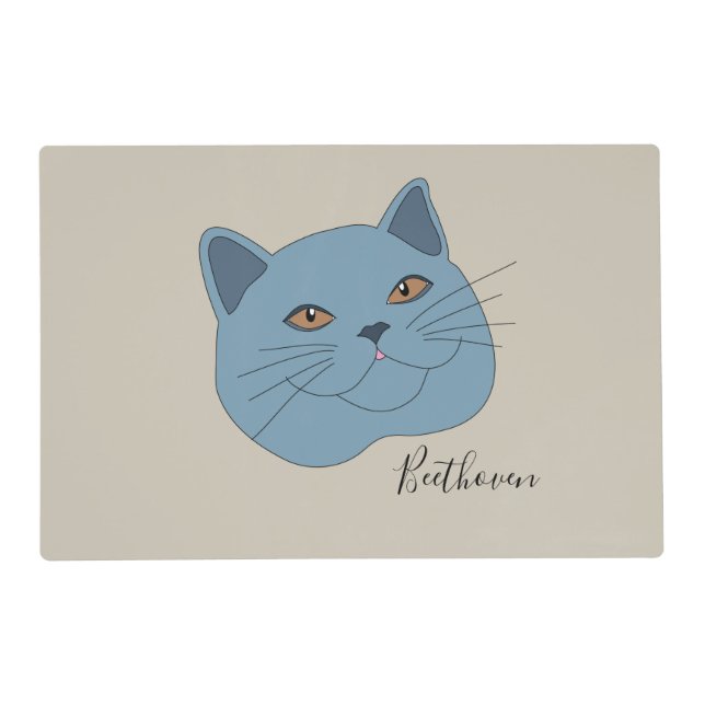 British Shorthair Cat Placemat (Front)