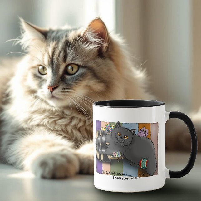British Shorthair Cat Sandals Beach Ready Funny  Mug (Creator Uploaded)
