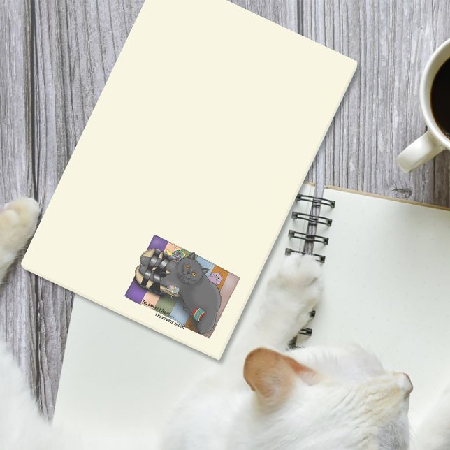 British Shorthair Cat Sandals Funny  Beach Ready Post-it Notes (Creator Uploaded)