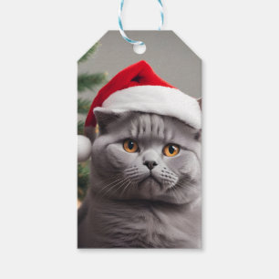 British Shorthair Christmas Gift Tags